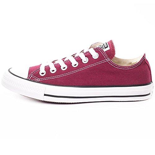 Converse Chuck Taylor All Star Ox, Zapatillas Unisex Adulto, Rojo (Bordeaux), 43 EU