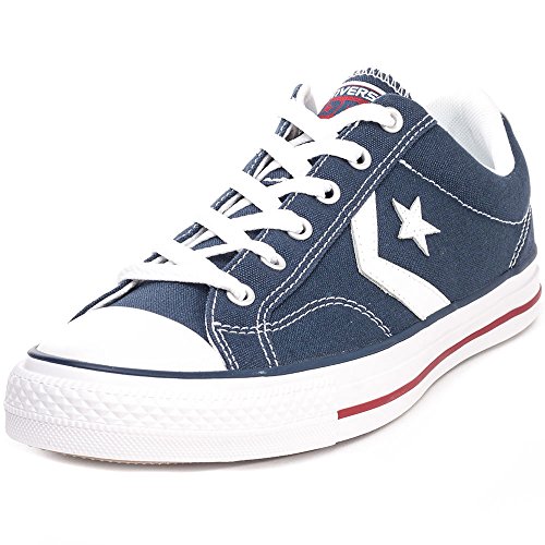 Converse Lifestyle Star Player Ox, Zapatillas Unisex, Marino Blanco, 40 EU