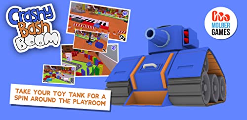 Crashy Bash Boom FREE - Toy Tank Game for Kids