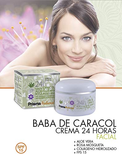 CREMA FACIAL BABA DE CARACOL -SPF 15- 100 ML CON ALOE VERA Y ROSA MOSQUETA