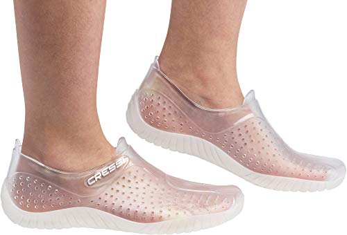 Cressi Water Shoes Escarpines, Unisex Adulto, Claro (Transparente), 44 EU