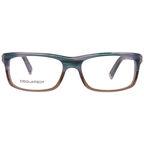 D-Squared Brillengestelle DQ5010 065-54-16-140 Monturas de gafas, Multicolor (Mehrfarbig), 54.0 Unisex Adulto