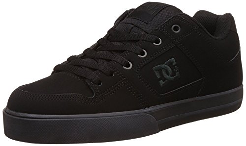 DC Shoes, PURE M SHOE - Zapatillas para hombre, Negro (Black / Pirate Black), 42.5