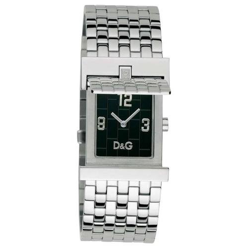 D&G Dolce&Gabbana Mick DW0028 - Reloj de caballero de cuarzo con correa de acero inoxidable plateada