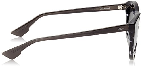 Dior DIORMANIA2 T4 AB8 Gafas de sol, Gris (Havana Grey/Black Fl), 57 para Mujer