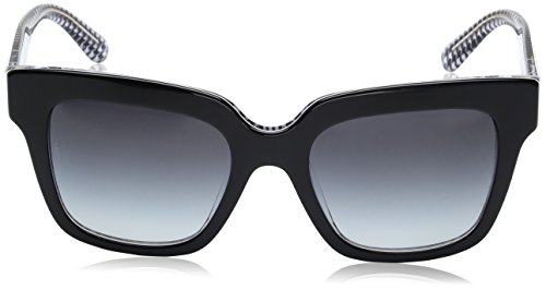 Dolce & Gabbana 0Dg4286 gafas de sol, Black/Pied De Poule, 51 para Mujer