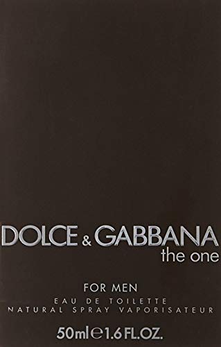 Dolce & Gabbana The One for Men Agua Perfumada 50 ml Aromas y Sabores – 1 pieza