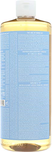 Dr. Bronner - Organic Castile Soap Unscented Baby-Mild, 32 fl oz liquid (japan import)