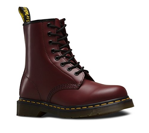 Dr. Martens 1460 Smooth, Botas Militares Unisex Adulto, Rojo Rouge Cerise, 39 EU