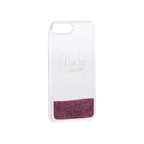 Dulceida Glitter - Carcasa para Apple iPhone 6/6S/7/8 Plus, Color Rosa