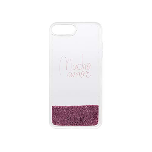 Dulceida Glitter - Carcasa para Apple iPhone 6/6S/7/8 Plus, Color Rosa