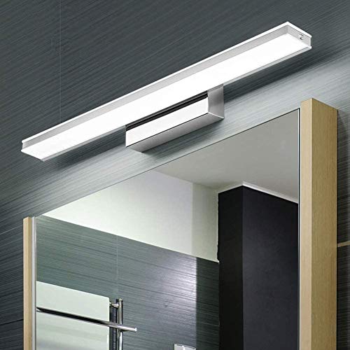 DXQDXQ Espejo Espejo LED 42Cm PIR Sensor de Movimiento Impermeable Moderno Cosmético Acrílico Lámpara de Pared para Baño Lámpara de Aplique de Luz Baño (Color : 42cm Warm White)