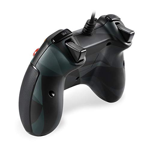 EasySMX Mando para PC, [Regalos para Padre] PS3 Gamepad Alámbrico, Joystick con los Botones de Doble-Vibración Turbo y Trigger Compatible con Windows/Android/ PS3/ TV Box (Camuflaje)