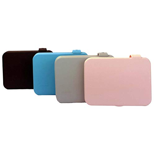 ECODEPIL Porta mascarillas - Pack de 4 Estuches - Caja para mascarillas Reutilizable- Ideal para Guardar Tus mascarillas- Protección asegurada Fácil de Limpiar- Colores Variados