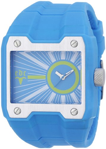 edc by Esprit - Reloj de Cuarzo para Hombre, con Correa de Resina, Color Azul