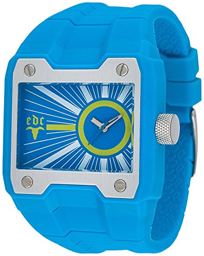 edc by Esprit - Reloj de Cuarzo para Hombre, con Correa de Resina, Color Azul