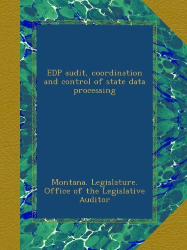 EDP audit, coordination and control of state data processing