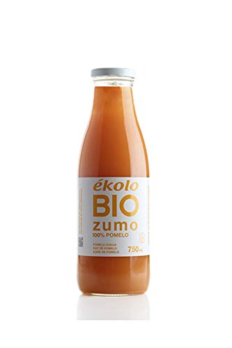 Ekolo Zumo de Pomelo Ecológico, 100% Exprimido, 6 Botellas x 750 ml, 4500 ml