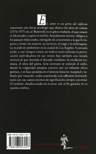 El amor es un perro del infierno: Poemas 1974 - 1977: 745 (Visor de Poesía)