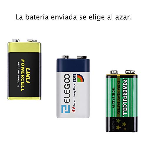 ELEGOO Conjunto Avanzado de Iniciación Compatible con Arduino IDE con Tutorial en Español y UNO R3 Placa, Relé, Modulo de Fuente de Alimentación, Pantalla LCD 1602, Motor Paso a Paso, Breadboard, etc.