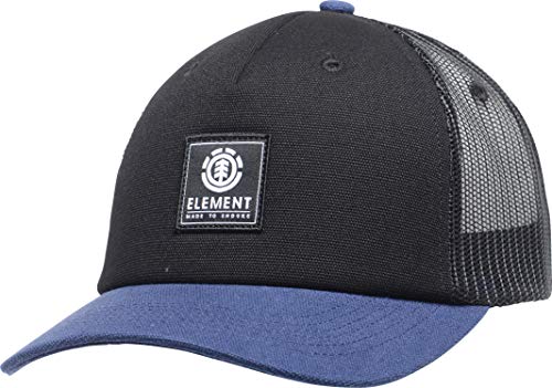 Element Gorra Icon Mesh Trucker de Baseball (Talla única - Negro-Azul)