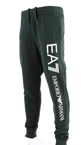 EMPORIO ARMANI EA7 Train Tritonal M Pants CH BR Pantalones de Deporte & chándal Hombres Negro/Blanco - L - Pantalones de chándal