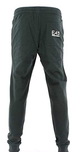 EMPORIO ARMANI EA7 Train Tritonal M Pants CH BR Pantalones de Deporte & chándal Hombres Negro/Blanco - L - Pantalones de chándal