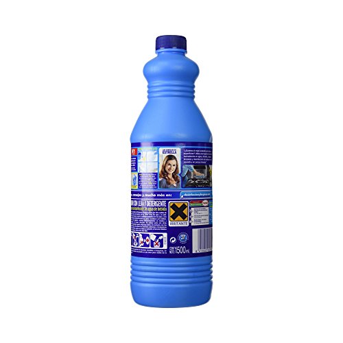 Estrella limpahogar con lejía y detergente azul 1,5L [Pack de 6]