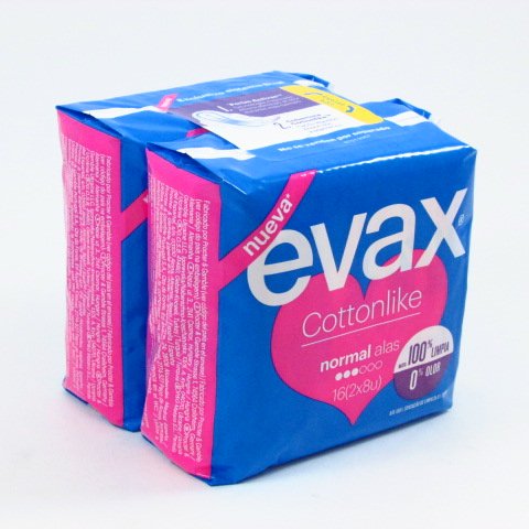 EVAX COTTONLIKE ALAS NORMAL 16UNIDADES