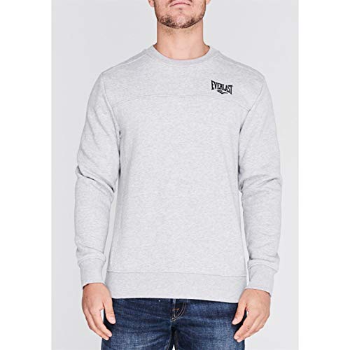 Everlast Hombre Sudadera Cuello Redondo Gris Marga L