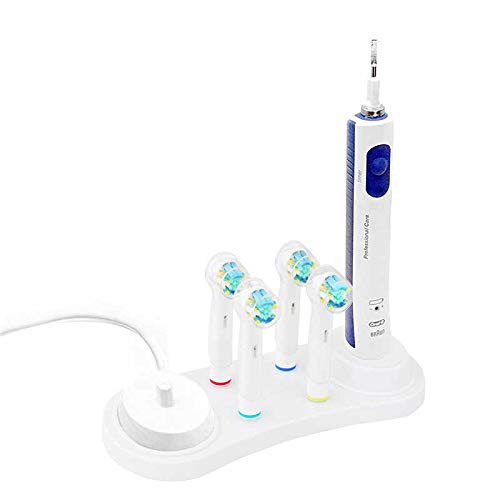 Falcon Soporte Porta cepillos de Dientes Eléctrico para Oral-B,para 4 Cabezales eléctricos Oral-B.