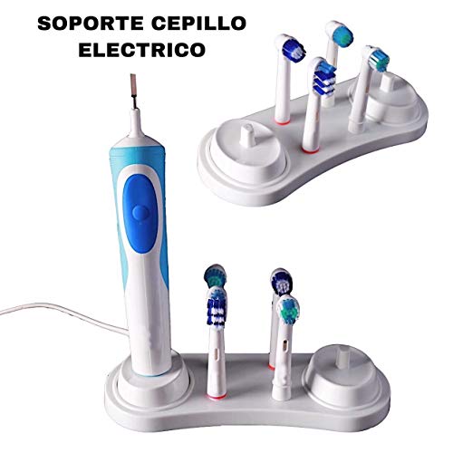 Falcon Soporte Porta cepillos de Dientes Eléctrico para Oral-B,para 4 Cabezales eléctricos Oral-B.