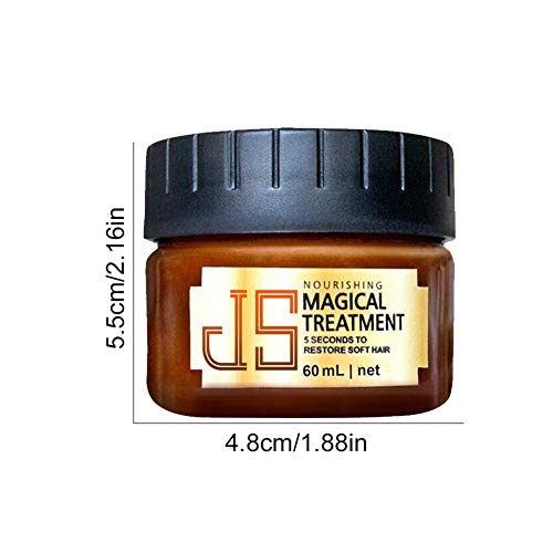 Famed Magical Deep Repair Acondicionador Mascarilla Cuidado del Cabello Tratamiento Mágico del Cabello 5 Segundos para Reparar El Daño A La Raíz del Cabello, 60 Ml