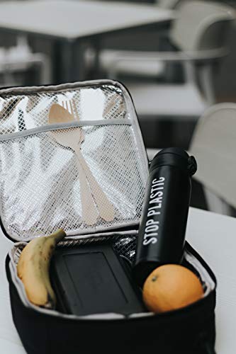 Fisura Urban Food Casual, Fiambrera Original Térmica, Bolsa Porta Alimentos Isotérmica para Almuerzo con Compartimento Interior, Multiusos para el Trabajo, Camping, excursión, Playa (F.Tupper)