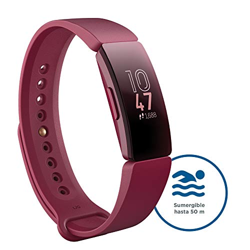 Fitbit Inspire, Pulsera de salud y actividad física, Vino