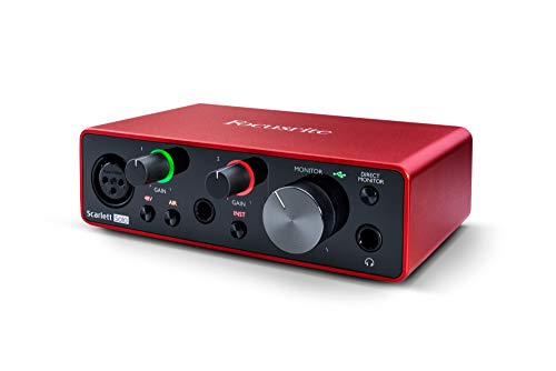 Focusrite Scarlett Solo 3rd Gen - Interfaz de audio USB