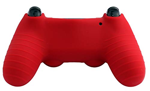 FR·TEC - Protector De Silicona + Grips - Color Rojo PS4