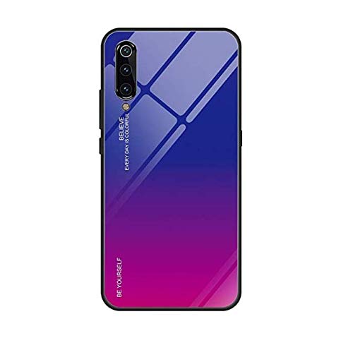 Funda Xiaomi Mi 9SE, Ultra Slim Anti-Rasguño y Resistente Huellas Dactilares Totalmente Protectora Vidrio Gradiente de Color Caso de Duro Cover Case per xiaomi 9SE (3)