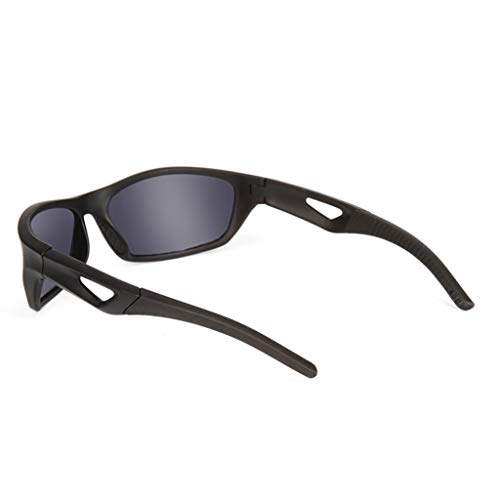 Gafas de sol de Hombres y Mujer Polarizadas Clásico Retro Gafas Lentes cuadradas Súper Ligero Marco Deportes al aire libre Sunglasses Motocicleta Bicicleta MMUJERY