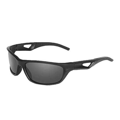 Gafas de sol de Hombres y Mujer Polarizadas Clásico Retro Gafas Lentes cuadradas Súper Ligero Marco Deportes al aire libre Sunglasses Motocicleta Bicicleta MMUJERY