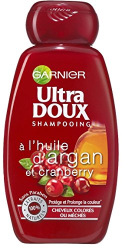 Garnier - Aceite de argán ultra suave y arándano - Champú Cabello color 400ml