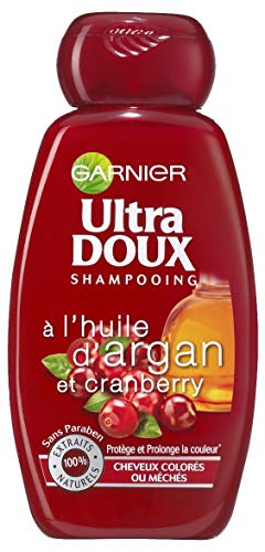 Garnier - Aceite de argán ultra suave y arándano - Champú Cabello color 400ml