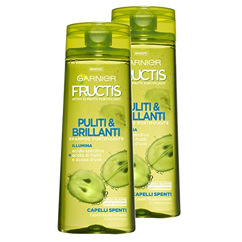 Garnier - Champú fortificante Fructis Pulidos y brillantes