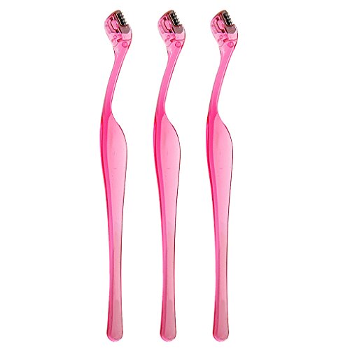 Gazechimp 3 Piezas Cuchilla De Ceja Navaja Raspador Afeita Facial Maquillaje Cosmético Belleza Rosa Para Mujer