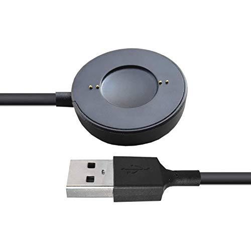 GEEMEE Cargador para Fossil Gen 5/Fossil Gen 4 Venture/Explorist/Fossil Sport/Skagen Falster 2,USB Smart Watch Charger Dock Estuche De Carga Adaptador De Cargador para Fossil Smart Watch