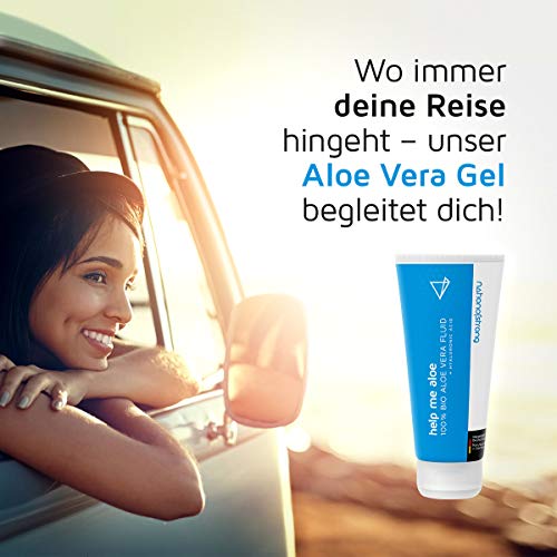 Gel de Aloe Vera Orgánico - como gel para después del sol y para la piel seca