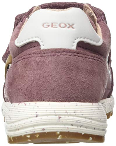 Geox B ALBEN Girl B, Sneaker para Bebés, (Rose Smoke), 21 EU