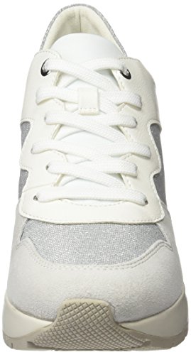 Geox D Zosma C, Zapatillas para Mujer, Gris (Off White/lt Grey), 40 EU