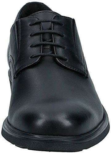 Geox U Dublin A, Zapatos de Cordones Derby para Hombre, Negro (BLACKC9999), 39 EU