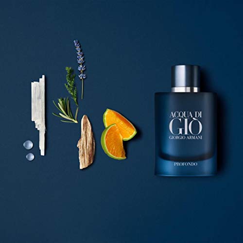 GIORGIO ARMANI ACQUA DI GIO Profondo Eau DE Parfum 125ML VAPORIZADOR Unisex Adulto, Negro, Único